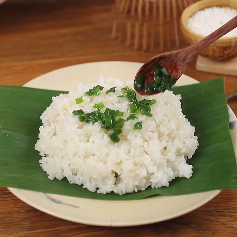 Step 5 Completion Anchovy Sticky Rice