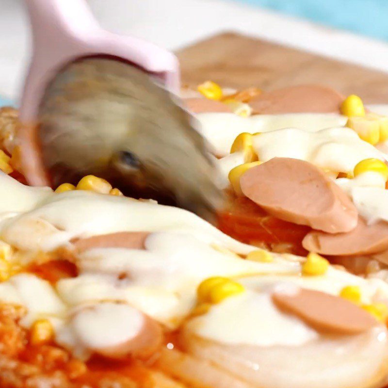 Step 4 Completion Instant Noodle Pizza