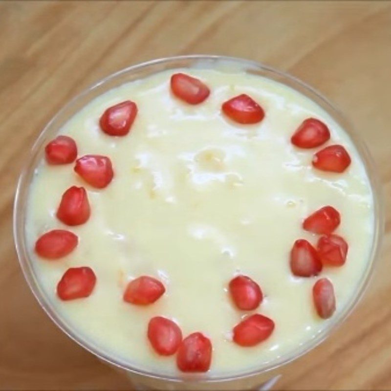 Step 3 Completion of lychee custard pudding