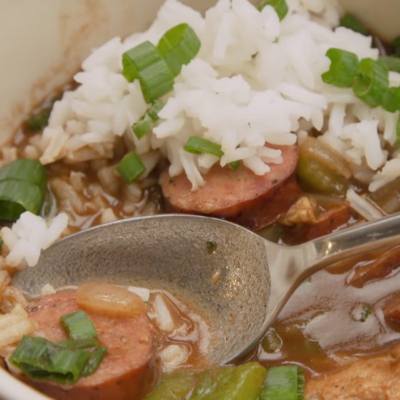 Step 6 Final Product Chicken Gumbo Soup