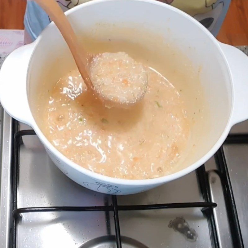 Step 3 Complete Tomato Tofu Minced Meat Porridge