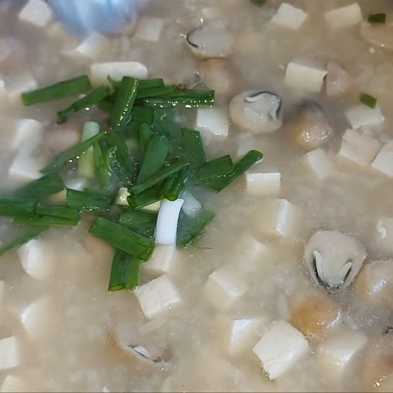 Step 8 Completion Vegetarian Sausage Porridge