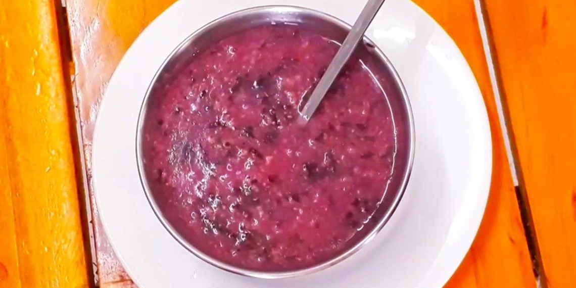 how to cook beef congee with black vegetables easy and delicious for baby 12614