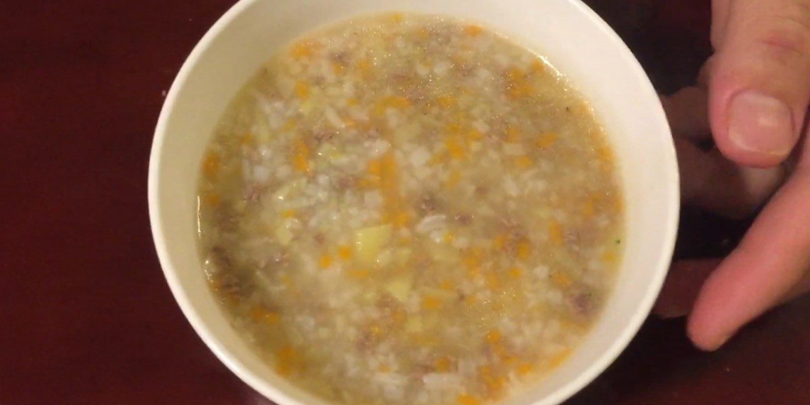 how to cook beef potato rice porridge delicious nutritious 12546
