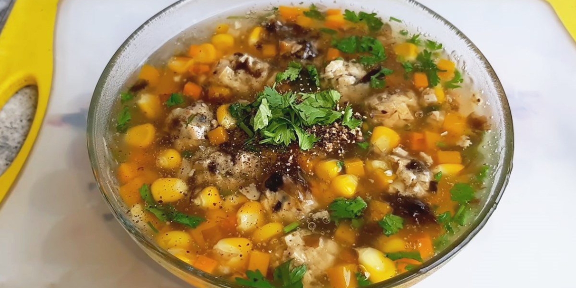 how to cook delicious nutritious meatball soup for vegetarian day 03889