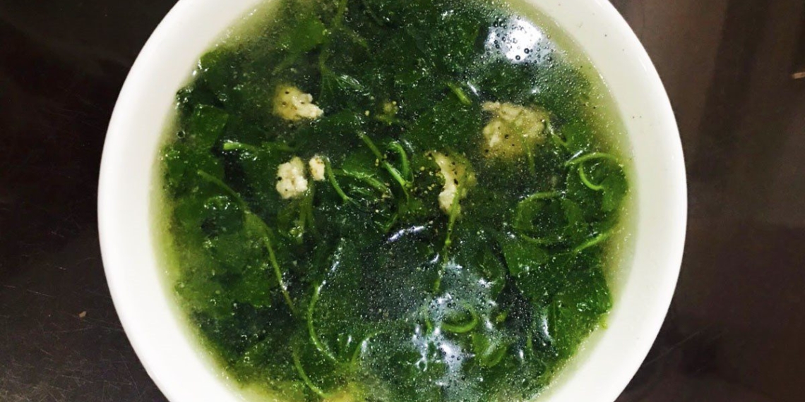 how to cook mustard greens soup with delicious and refreshing thick meat 11490