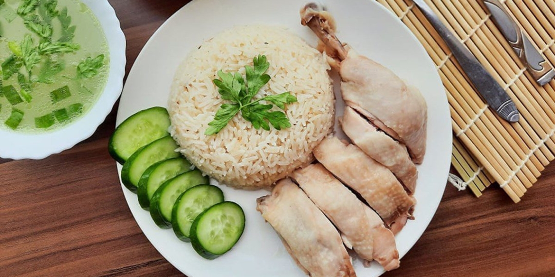 how to cook thai chicken rice with curry sauce authentic flavor cho 05594