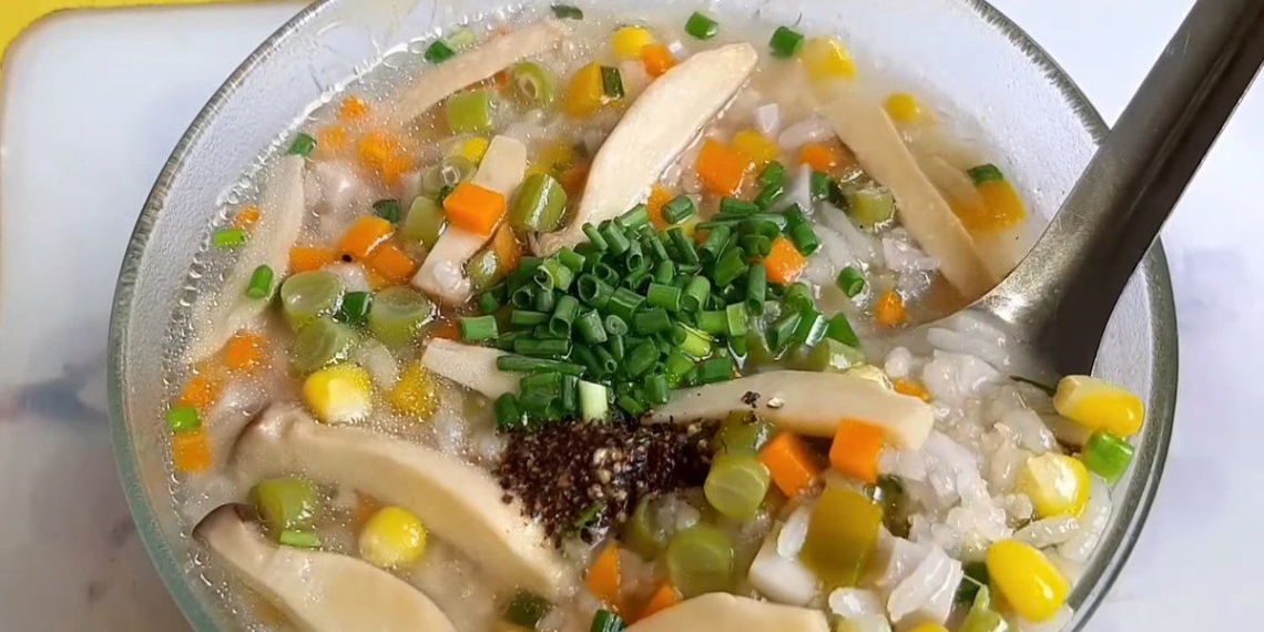how to cook vegetable porridge to keep warm on cold rainy days 03086