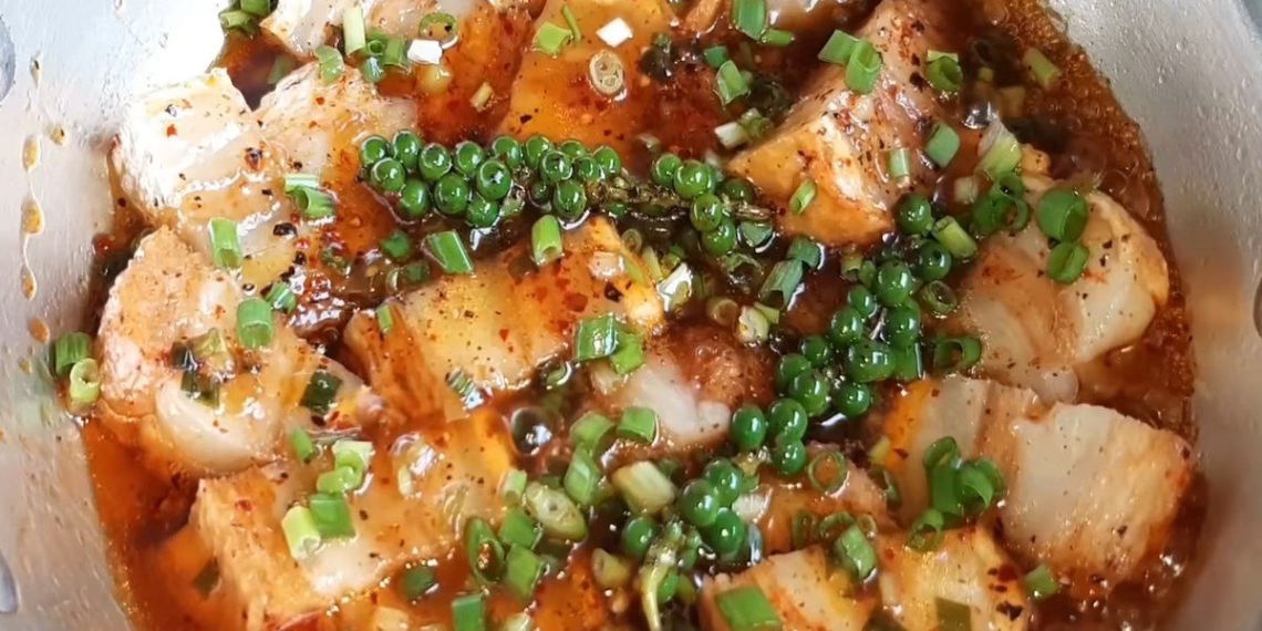how to make dried pork with pepper and delicious smoked flavor hit ha 03742