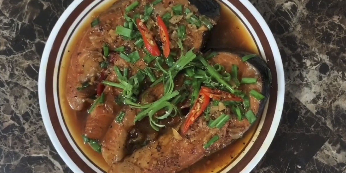 how to make dried salmon in coconut milk delicious attractive 09597
