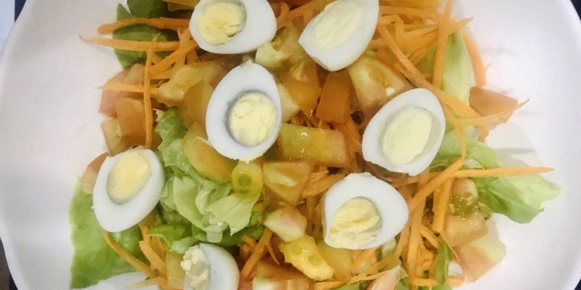 how to make egg salad with sweet sour sauce delicious and appetizing 11849