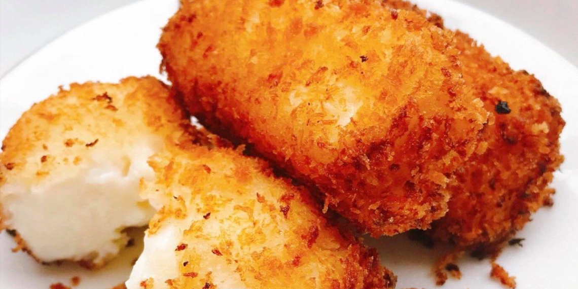 how to make fried fresh milk cake deliciously crispy day 00996