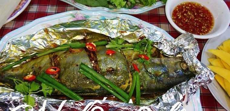 how to make grilled fish with bamboo paper delicious and attractive 02726