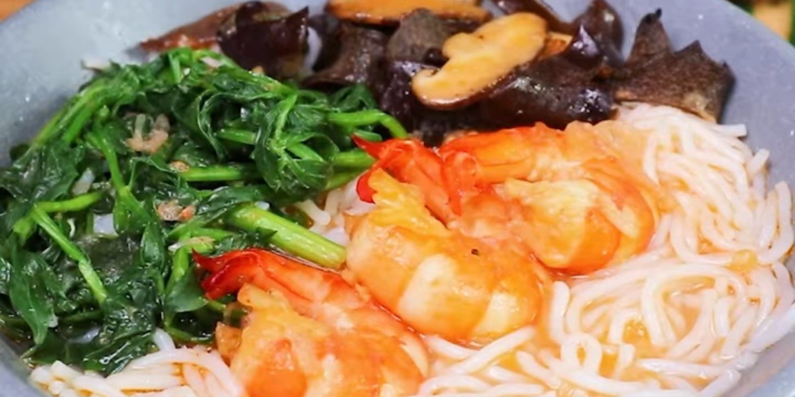 how to make hai phong shrimp noodles sour and sweet delicious 08299