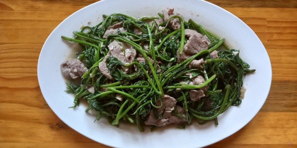 how to make stir fried mustard greens with delicious beef easy to make 09349