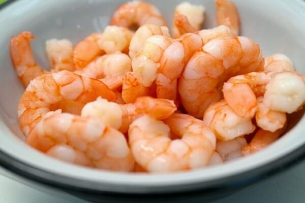 Step 2 Prepare the shrimp Thai Shrimp and Squid Salad