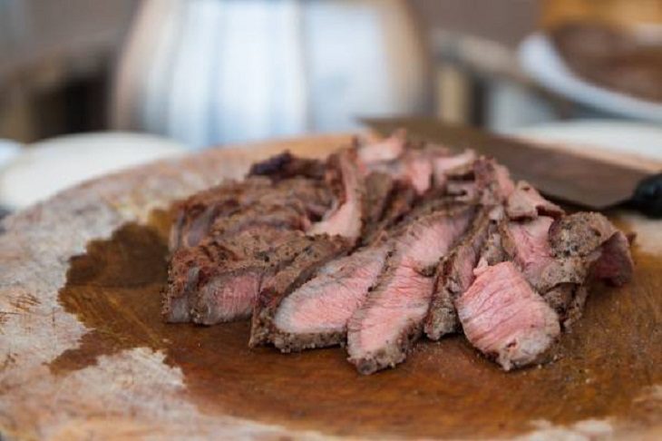 Step 2 Marinate and grill the beef for Sweet and Sour Grilled Beef Salad
