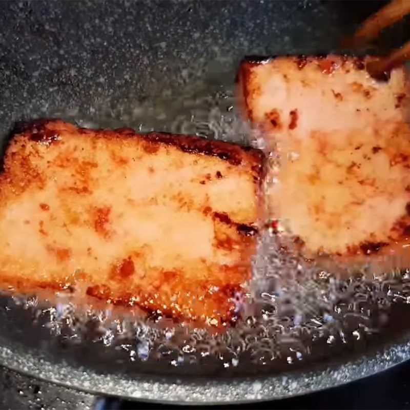 Step 4 Sautéed Tofu Vegetarian Longevity Noodles Stir-fried