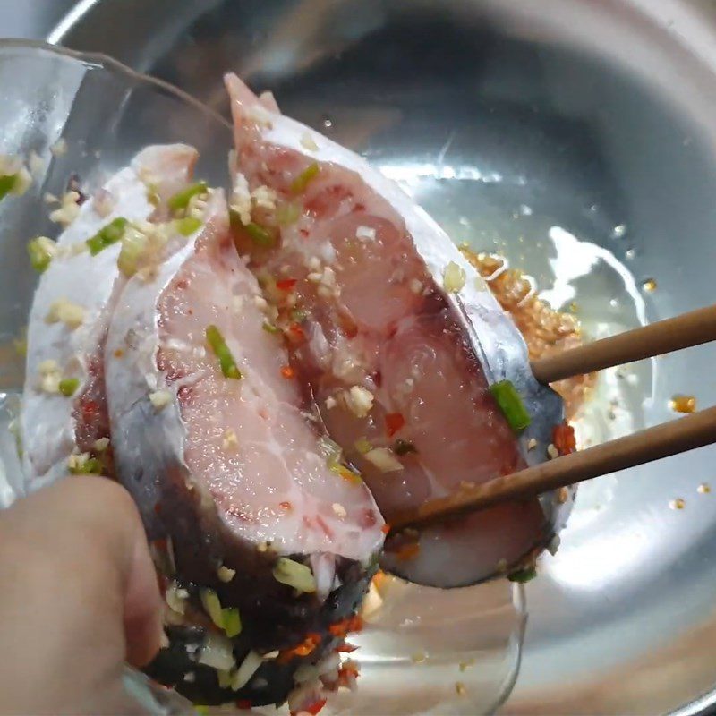 Step 4 Cooking Braised Basa Fish with Pineapple