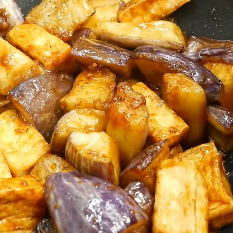 Step 5 Braised Eggplant Vegetarian Braised Eggplant