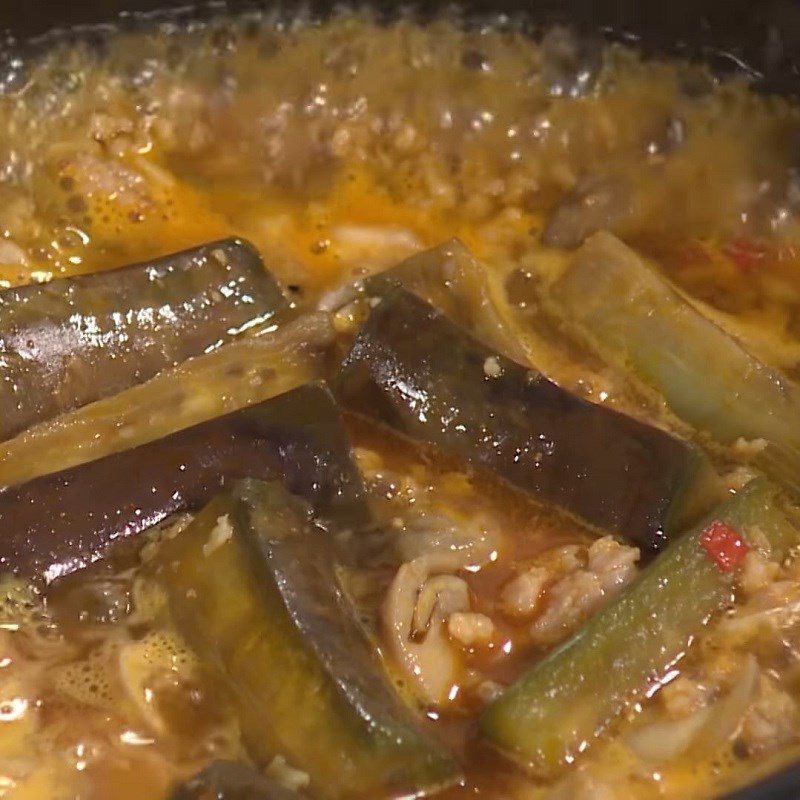 Step 4 Braised Eggplant Eggplant Braised with Minced Meat