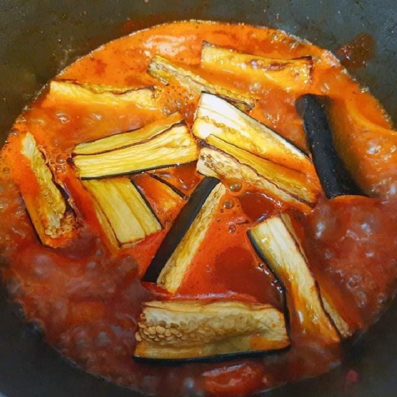 Step 3 Braised Eggplant Eggplant in Tomato Sauce