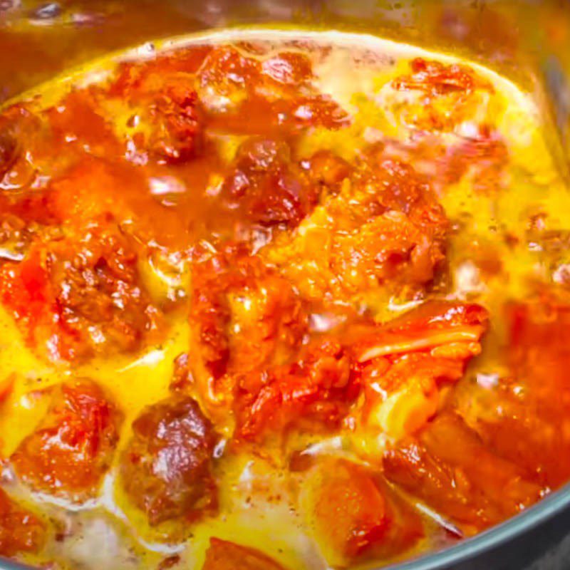 Step 5 Stew beef tongue Beef tongue stewed with carrots