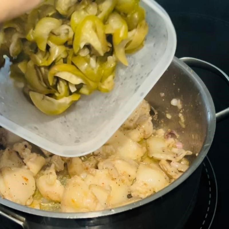 Step 2 Cooking the Meat Pork with salted gourd