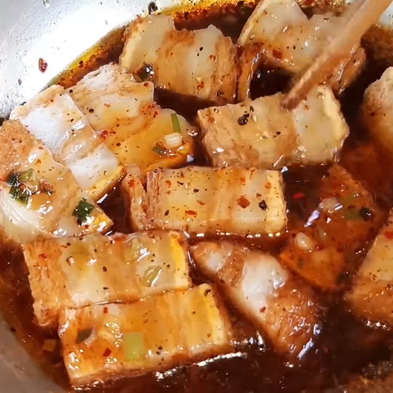 Step 3 Braised Meat Braised Pork Belly with Pepper