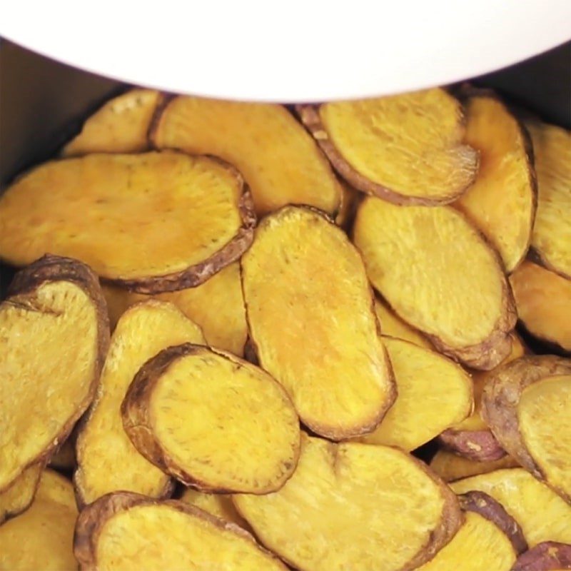 Step 5 Final product Oven-baked sweet potato with butter using an air fryer