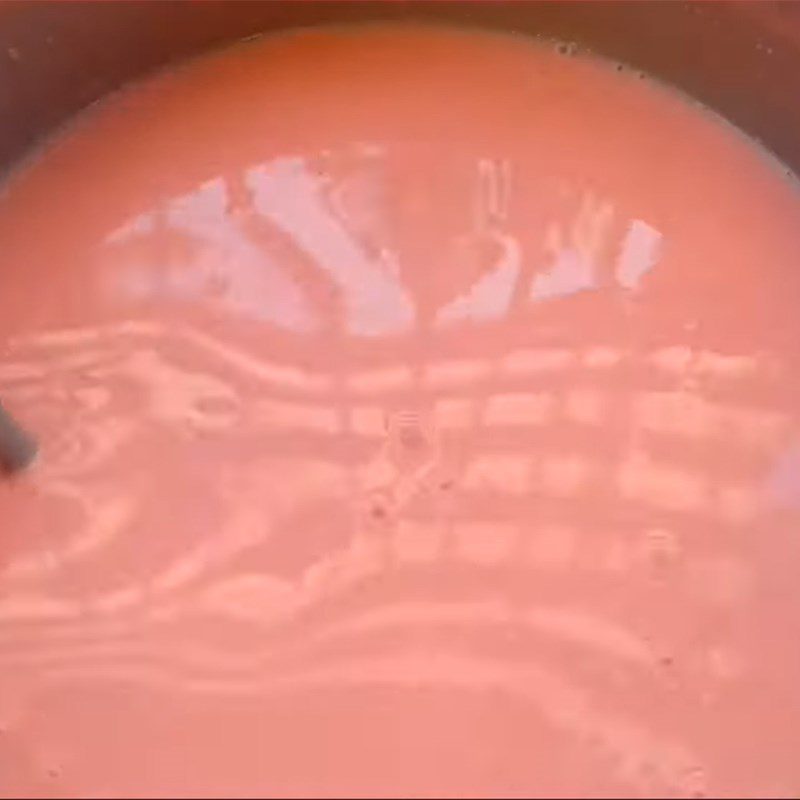 Step 2 Stir the strawberry syrup and milk mixture Strawberry Syrup Ice Cream