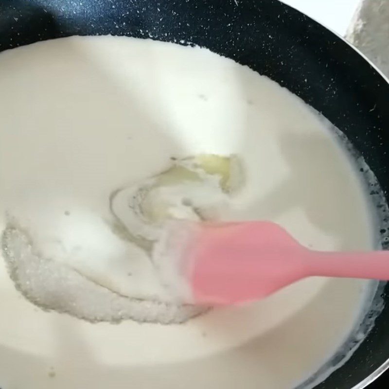 Step 1 Stir the milk mixture Condensed Milk Candy