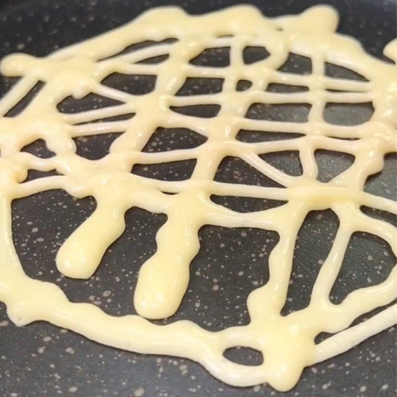 Step 2 Make the cake Rolled Egg Cake (Recipe shared from Tiktok Cooking with TasteVN)