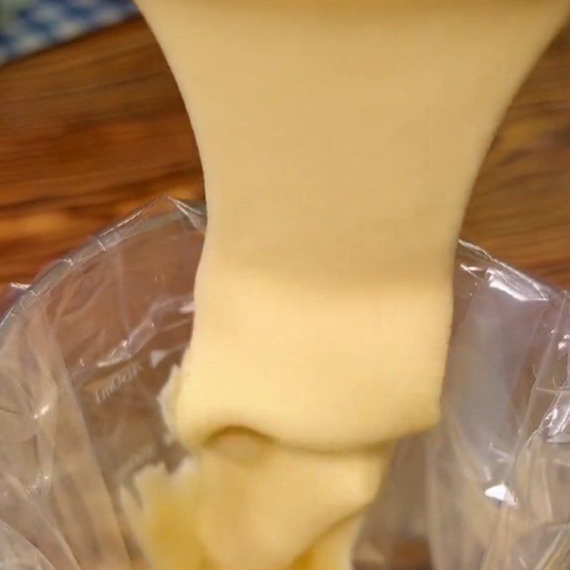 Step 2 Make the cake Rolled Egg Cake (Recipe shared from Tiktok Cooking with TasteVN)