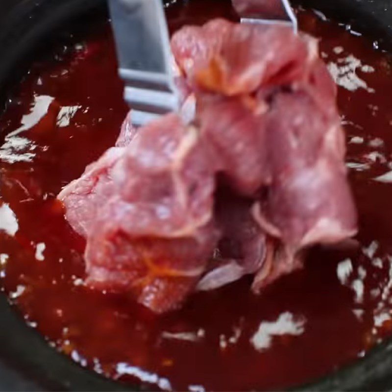 Step 3 Making Spicy Beef Spicy Beef Noodles