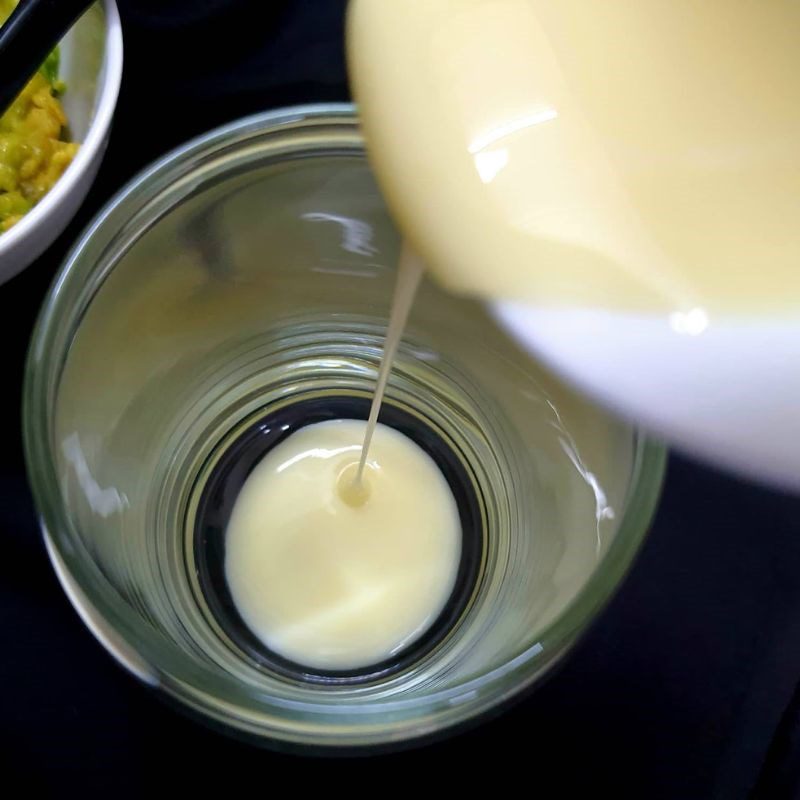 Step 3 Making avocado coffee