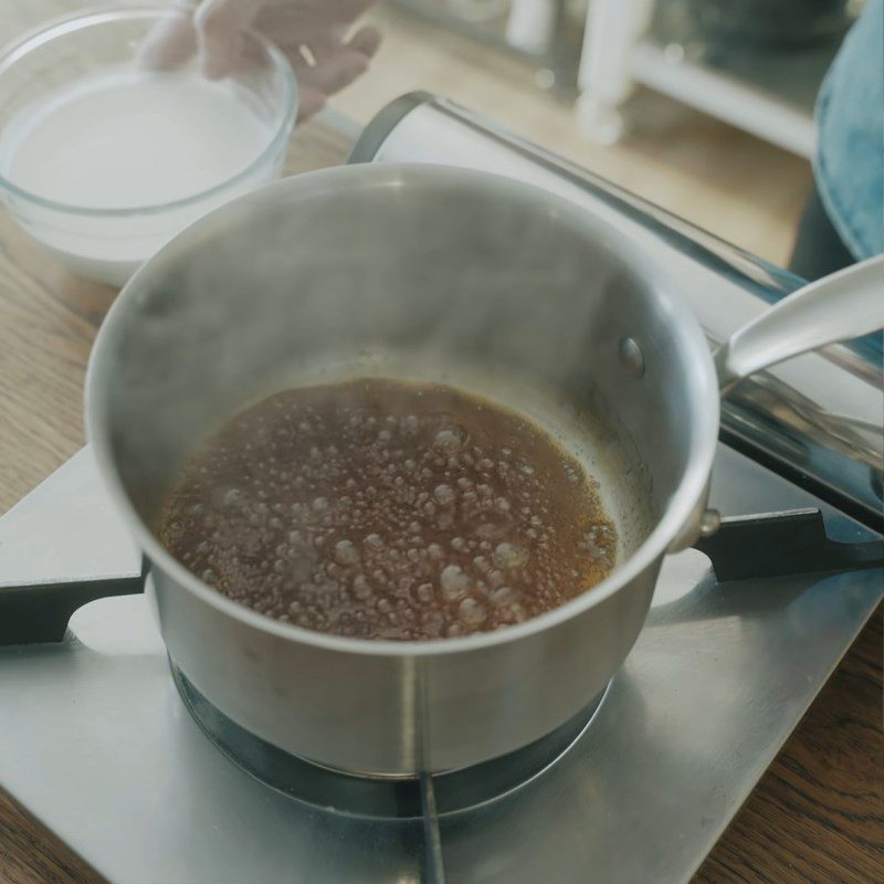 Step 2 Make caramel Panna cotta