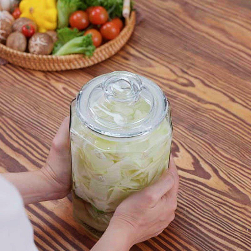 Step 1 Make pickled white radish Cold Noodles Naengmyeon-mul