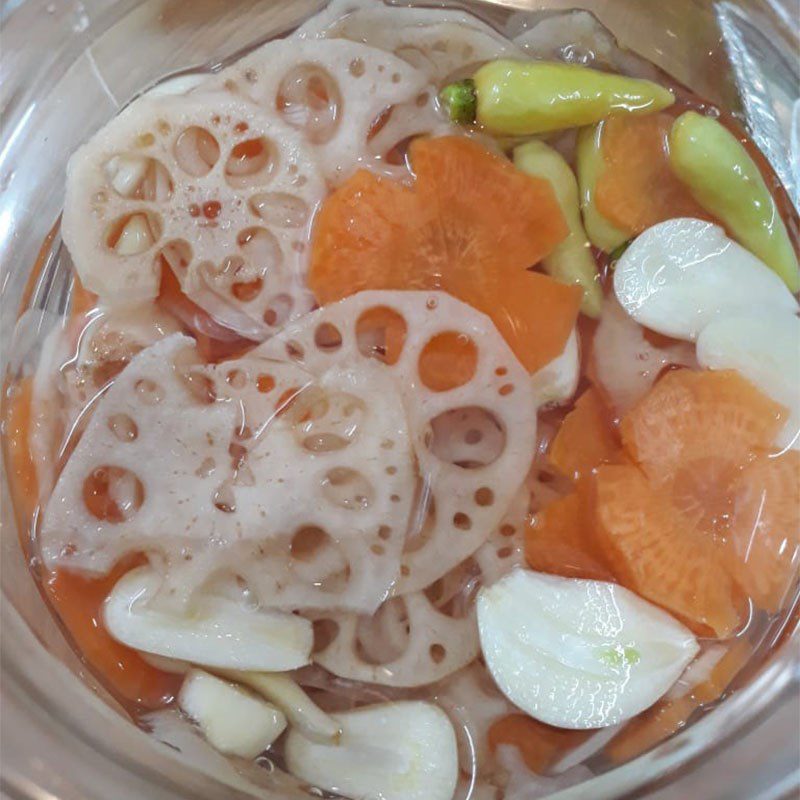 Step 2 Pickled Sweet and Sour Lotus Root