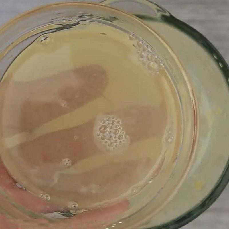 Step 2 Make the pudding mixture for Durian Pudding