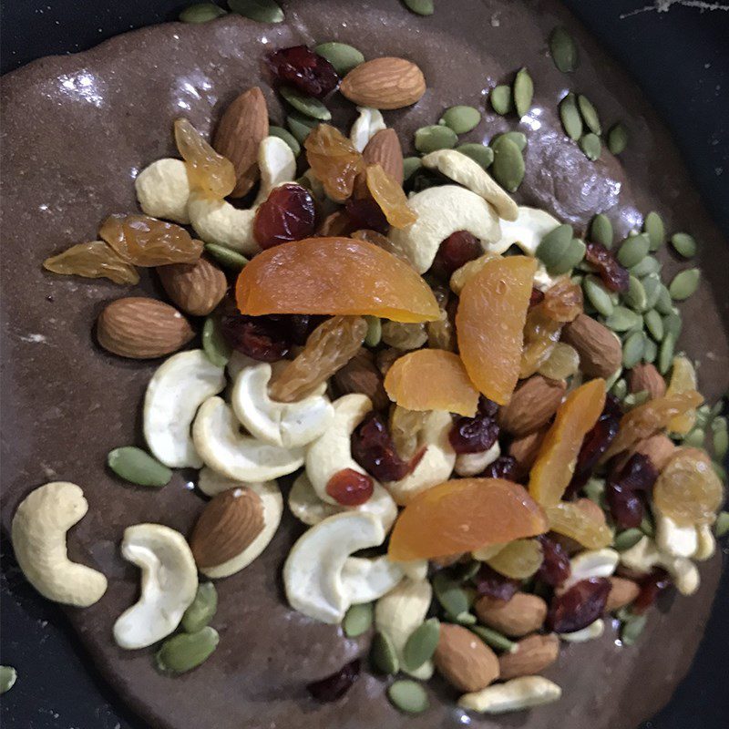 Step 3 Make chocolate nougat Green tea nougat - chocolate