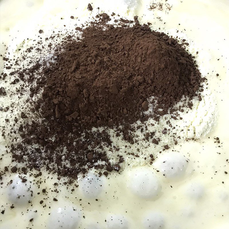 Step 3 Make chocolate nougat Green tea nougat - chocolate