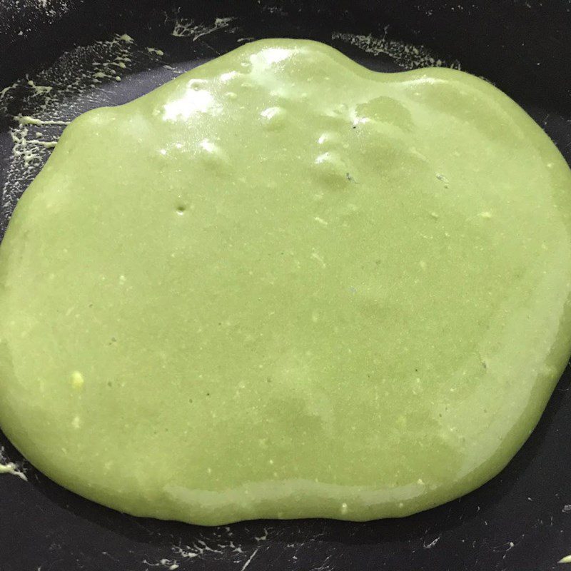 Step 2 Make green tea nougat Green tea nougat - chocolate