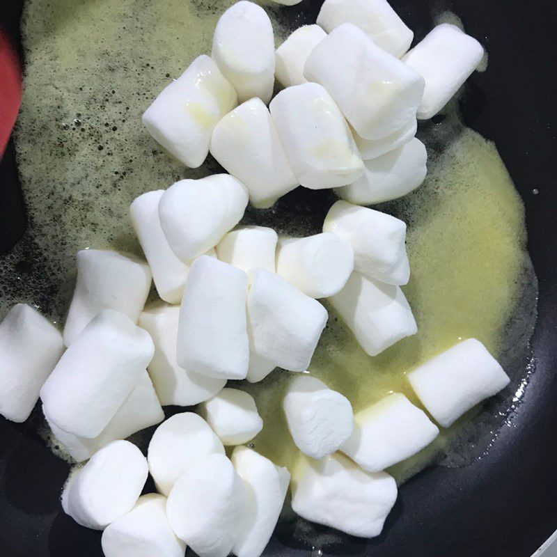 Step 2 Make green tea nougat Green tea nougat - chocolate