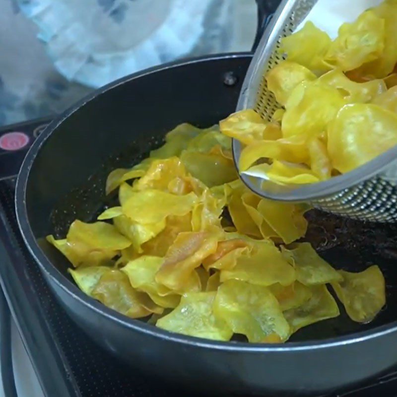 Step 4 Making honey-coated sweet potato Honey-coated sweet potato