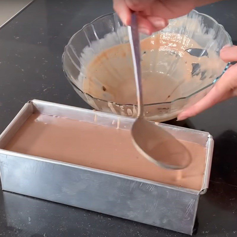 Step 4 Make the milo milk pudding layer Milo Oreo chocolate pudding