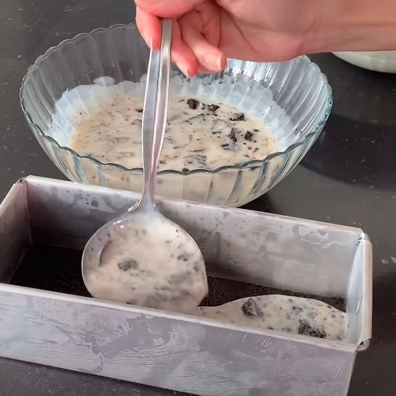 Step 3 Make the Oreo milk pudding layer Milo Oreo chocolate pudding
