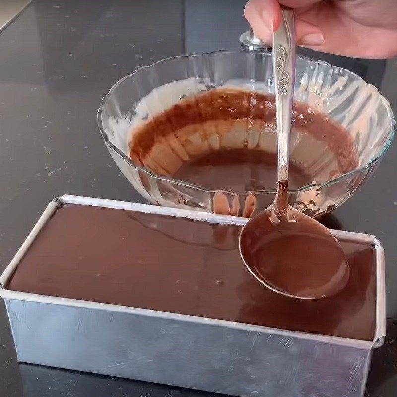 Step 5 Make the chocolate pudding layer Milo Oreo chocolate pudding