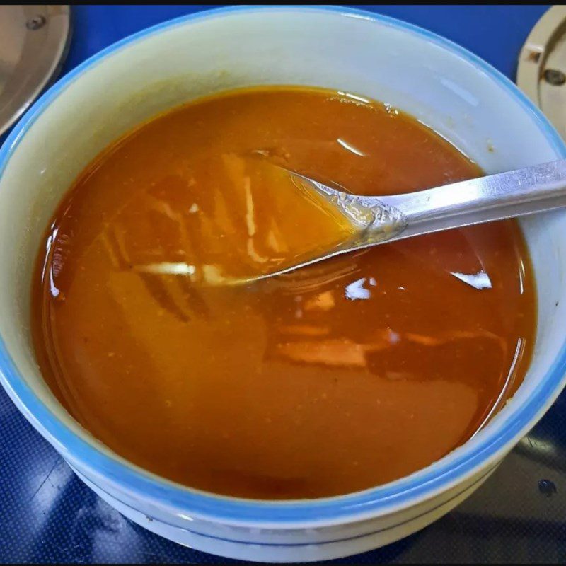 Step 4 Making Tamarind Sauce - Crispy Fried Eel with Tamarind Sauce