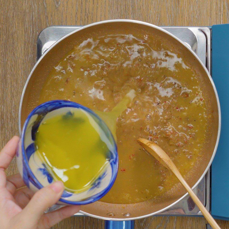 Step 2 Making shrimp paste Shrimp paste for fruits